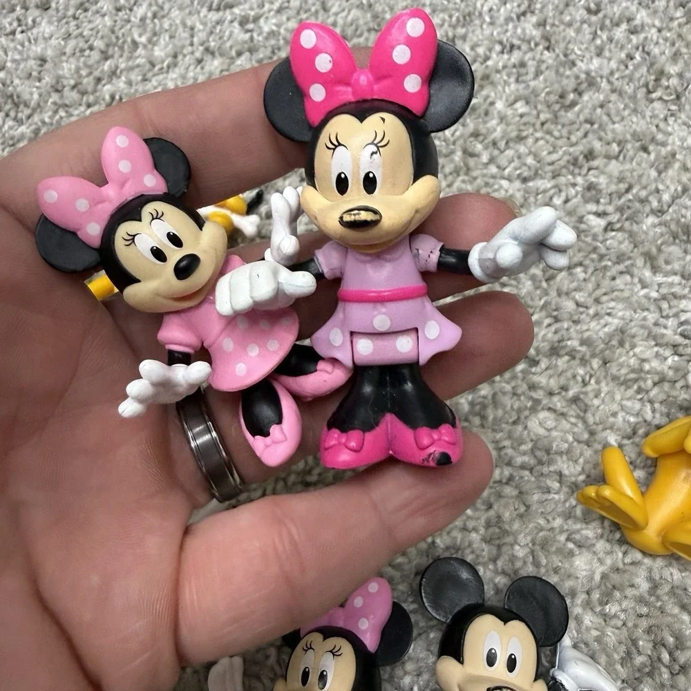 Disney PVC + Figures huge lot mickey Minnie Pluto chip dale goofy (AS IS)
